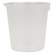 Lab Safety Supply Disposable Beakers, 100mL, PK100 3UDJ3