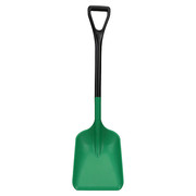 Remco #3 Industrial Square Point Shovel, Plastic Blade, 25 in L Black Polypropylene Handle 6892SS