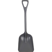 Remco #3 Industrial Square Point Shovel, Plastic Blade, 23-1/2 in L Gray Polypropylene Handle 6981RG