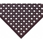 Wearwell Drainage Holes Drainage Mat 3 Ft W x 5 Ft L, 1/2 In 474
