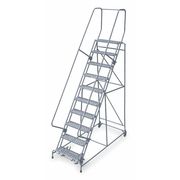Cotterman 130 in H Steel Rolling Ladder, 10 Steps, 450 lb Load Capacity 1510R2632A6E10B4W4C1P6