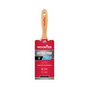 Wooster 3" Wall Paint Brush, Nylon/Polyester Bristle, Wood Handle 4173-3