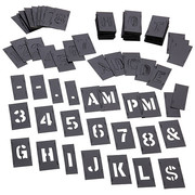 C.H. Hanson Stencil Set, Letters, Plastic, PK3 10189