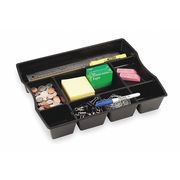 Rubbermaid Commercial Drawer Organizer, Recycled, Black 21864