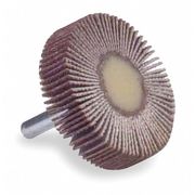Norton Abrasives Flap Wheel, AO, 2x1x1/4 In Shank, 80G 63642502601