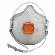 Moldex N95 Disposable Respirator w/ Valve, S, Gray, PK10 2801N95