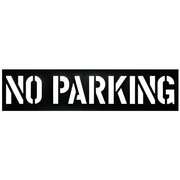Zoro Select Parking Lot Legend, No Parking, Plastic 3W626
