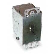 Raco Electrical Box, 12.5 cu in, Switch Box, 1 Gangs, Galvanized Zinc 500