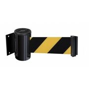 Tensabarrier Belt Barrier, Black, Belt Yellow/Black 896-STD-33-STD-NO-D4X-C