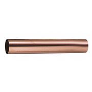 Streamline Straight Copper Tubing, 4 1/8 in Outside Dia, 10 ft Length, Type K KH40010