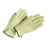 Condor Leather Drivers Gloves, Cowhide, Full Finger, Shirred Slip-On, Medium, 1 Pair 3ZL51