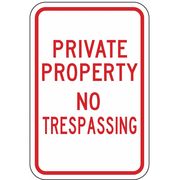 Zing Traffic Sign, 18 in Height, 12 in Width, Aluminum, Rectangle, English 2376