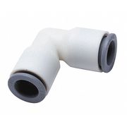 Parker Union Elbow, 1/2 in Tube Size, Nylon, White, 5 PK 6302 62 00WP2