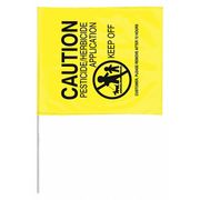 Presco Marking Flag, Yellow, Pesticide, PVC, PK50 BP4518YBK815-200