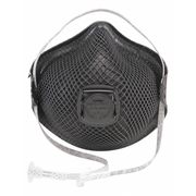 Moldex N95 Disposable Respirator w/ Valve, M/L, Black, PK10 M2700N95