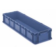 Orbis Straight Wall Container, Blue, Plastic, 48 in L, 15 in W, 7 1/2 in H, 2.3 cu ft Volume Capacity SO4815-7 Blue