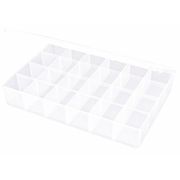 Flambeau Compartment Box with 24 compartments, Plastic, 2 5/16 in H x 8-1/2 in W T824