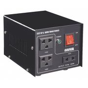 Zoro Select Step Up/Step Down Voltage Converter, 110V AC to 220V AC, 220V AC to 110V AC, 200VA, 50/60 Hz 30C516