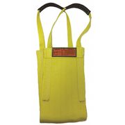 Stren-Flex Synthetic Web Sling, Attached Eye Cargo Basket, 6 ft L, 24 in W, Nylon, Yellow LB1-924-6