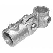 Zoro Select Structural Pipe Fitting, Single-Swivel Socket, Cast Iron, 0.75 in Pipe Size 30LX18