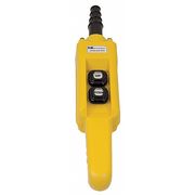Kh Industries Pendant Station, 2, Push Button, NO, Yellow CPE02-D00-000A