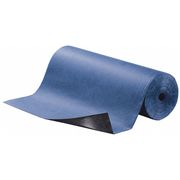 Pig Absorbent Roll, 10 gal, 32 in x 100 ft, Universal, Blue, Polyester, Polypropylene MAT32100