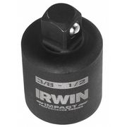 Irwin Socket Adapter, 1/2 In Sq To 3/8 In Sq 1877498