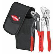 Knipex 2 Piece Knipex Cobra Plastic Grip Plier Wrench Set Dipped Handle 00 20 72 V01