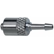 Zoro Select Luer Lock Barb Adapter, Plated Brass Silver G503