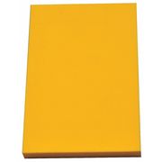 Zoro Select Foam Sheet, Crosslink, 48 in W, 96 in L, 1/4 in Thick, Yellow 1001319Y