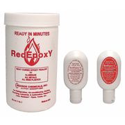 Highside Chemicals Plastic & Emblem Adhesive, RedEpoxy Series, clear, 5 oz, Tube, 1:01 Mix Ratio HS12001