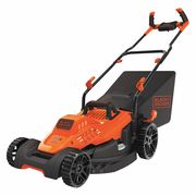 Black & Decker 12 Amp 17 in. Electric Lawn Mower with Comfort Grip Handle BEMW482BH