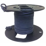 Rowe High Voltage Lead Wire, HV, 16 AWG, 50 ft, Black, Rowe R800 Silicone Compound Insulation R800-0516-0-50