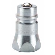 Pioneer Hydraulic Quick Connect Hose Coupling, Steel Body, Ball Lock, 1/2"-14 Thread Size, 8010 Series 8010-4