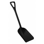 Remco Hygienic Square Point Shovel, Polypropylene Blade, 23 1/2 in L Black Polypropylene Handle 69819