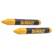 Dewalt Yellow Lumber Crayon, 2 PK DWHT72721