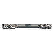 Cleveland 4-Flute HSS Center Cutting Square Double End Mill Cleveland HD-4C Bright 1/4x3/8x5/8x3-3/8 C41207