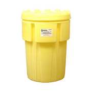 Enpac Open Head Salvage Drum, Polyethylene, 103 gal, Unlined, Yellow 1040-YE