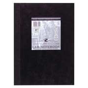 Roaring Spring Lab Notebook, 11"x8.5", 60 Sht, Black cover, 5x5 graph 77591