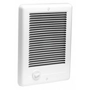 Cadet Recessed Electric Wall-Mount Heater, Recessed, 2000/1500W W, 208/240V AC, White CSC202TW