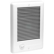 Cadet Electric Wall Mount Heater, 12 in H Grille, Recessed, 1000W, 120V AC, White CSC101TW