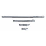 Proto Socket Extension Set, 3/8 in Input Drive Size, 3/8 in Output Drive Size, 4 Piece, Chrome J52008