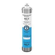 Hoshizaki Ice Maker Quick Connect Filter, 0.5 micron, 1.7 gpm, 21,000 gal, 14-1/2 in Overall Ht, 3-1/4 in Dia H9655-11