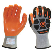 Railhead Gear Cut Resistant Impact Coated Gloves, A3 Cut Level, Nitrile, XL, 1 PR KE-GL40 XL