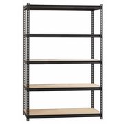 Iron Horse Boltless Shelving Unit, 5 Shelves, Steel, 24 in D x 48 in W x 72 in H 20994