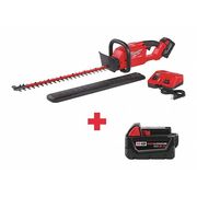 Milwaukee Tool Hedge Trimmer Kit, 24 in L 18 9.0Ah Lithium-ion Not Gas Powered 18V Electric 2726-21HD, 48-11-1850