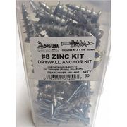 Dfs Zinc Wall Driller Kit, No. 8 08114WZ