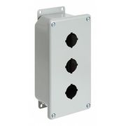 Nvent Hoffman Pushbutton Enclosure, 3.50 in. D, 1 Hole E1PBGXM