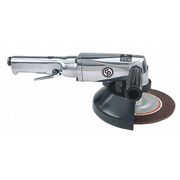 Chicago Pneumatic Type 27 Angle Grinder, 3/8 in NPT Female Air Inlet, 5/8" Collet, Heavy Duty, 7,500 RPM, 1.3 hp CP857