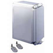 Nvent Hoffman Compression-Molded Fiberglass Enclosure, 12 in H, 10 in W, 6 in D, 12, 13, 4, 4X, Hinged A12106CHQRFG